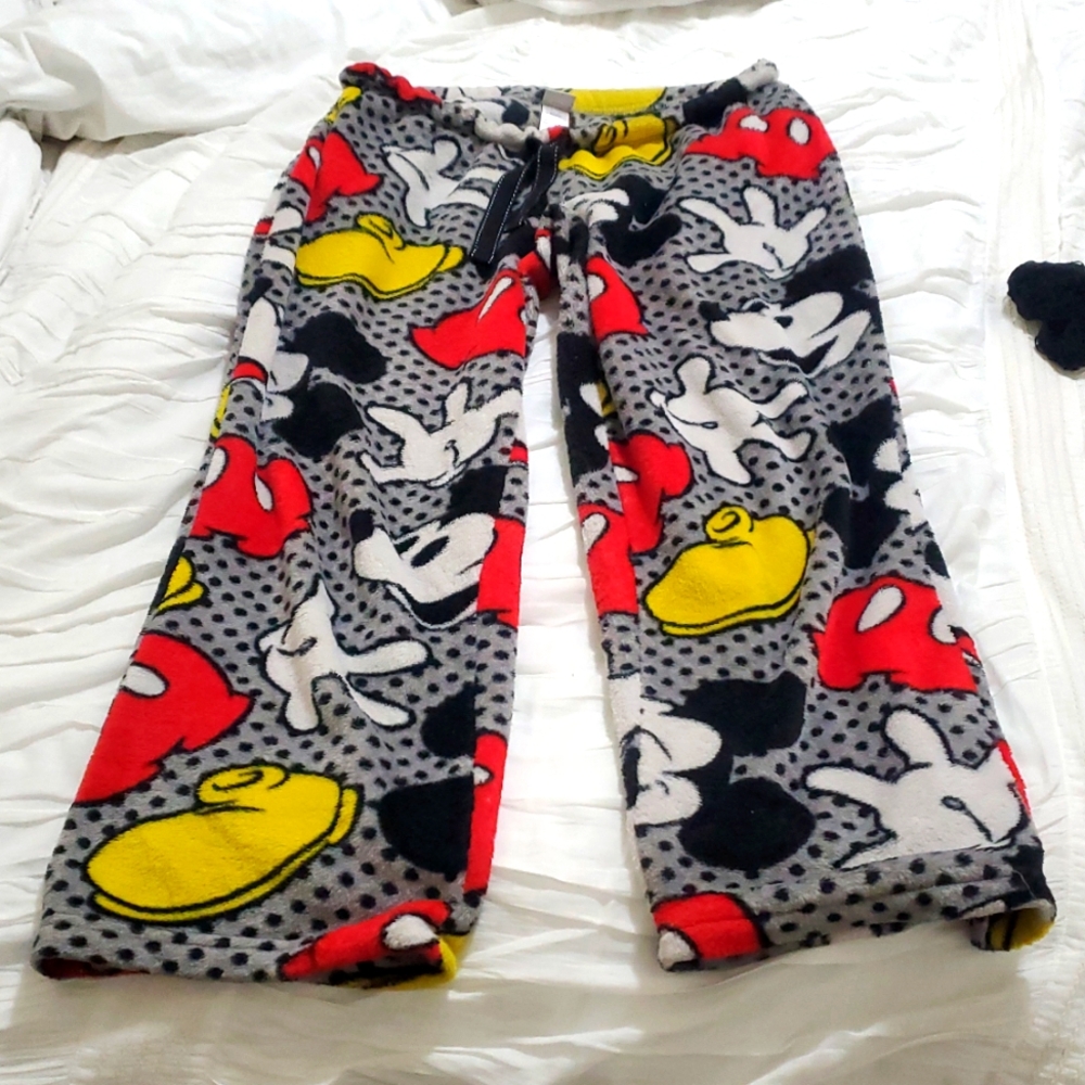 Disney’s Mickey Mouse plush pajama pants